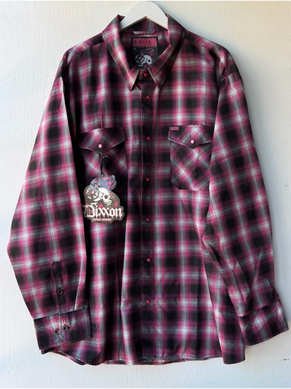DIXXON Snap Flannel "Viper" Mens Size 4XL NWT